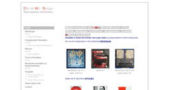 Desktop Screenshot of dirkdewit-design.nl