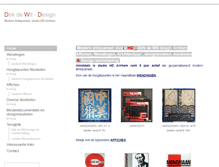 Tablet Screenshot of dirkdewit-design.nl